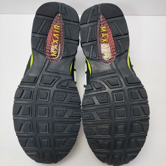 Nike Torch 4 Max Air Men's White Volt CK0061-100 Tennis Running Shoes Size US 13 - Picture 7 of 8